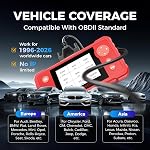 [2025 New] LAUNCH X431 Creader VII+ V2.0 Car Code Reader, 3 Reset Oil Service/Throttle Relearn/SAS Reset Full EOBD OBD2 Scanner Testing Engine/Transmission/ABS/ Airbag System, Lifetime Free Update