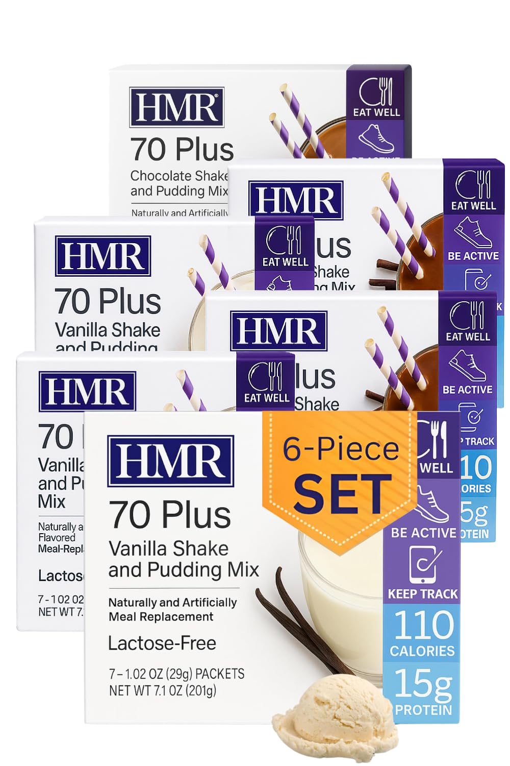 HMR 70 Plus Vanilla + Chocolate Shake &... HMR 70 Plus Vanilla + Chocolate Shake &...