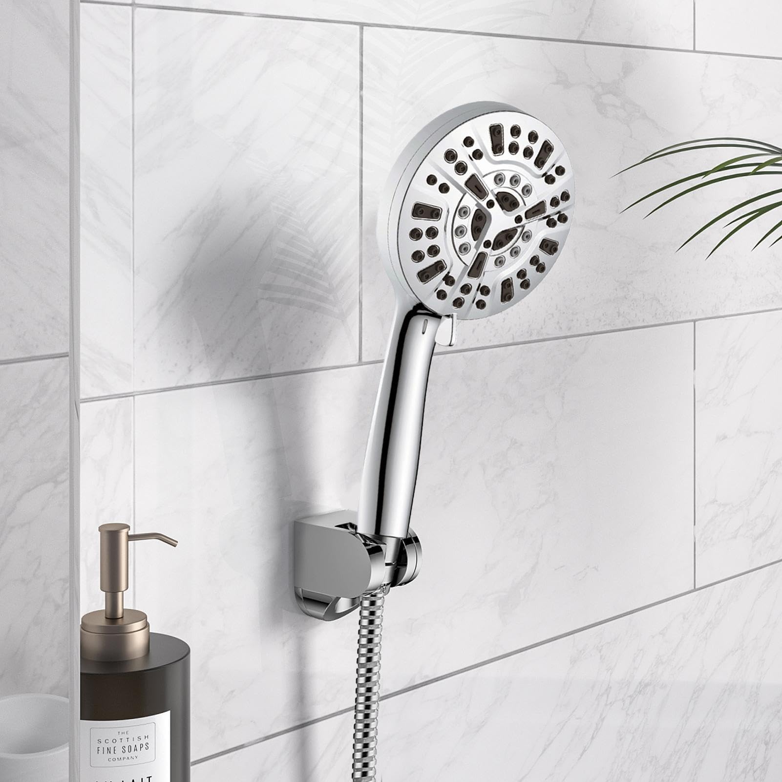 Guida per doccia portatile, soffione per ad alta pressione | 10 modalità Doccia portatile ad alta pressione flessibile - Accessori per il bagno, potente strumento per il bagno di viaggio a spruzzo d'a