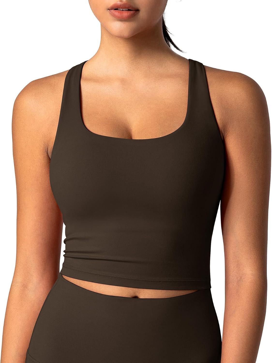 Queenie Ke Longline Sports Bras for Women Cross Back