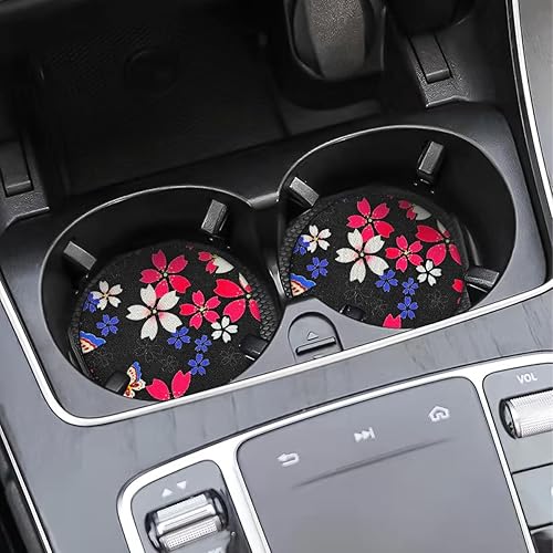 Miniatura 5 de Paquete de 2 posavasos para automóvil, portavasos universales para vehículos, 2.75 pulgadas, antideslizantes, a prueba de golpes, almohadilla de