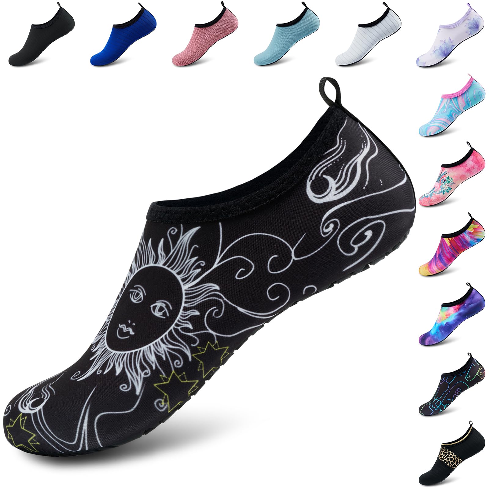 Water Shoes for Women Men Barefoot Quick-Dry Aqua Socks Slip-on for Beach Swim Surf Yoga Exercise-image-29