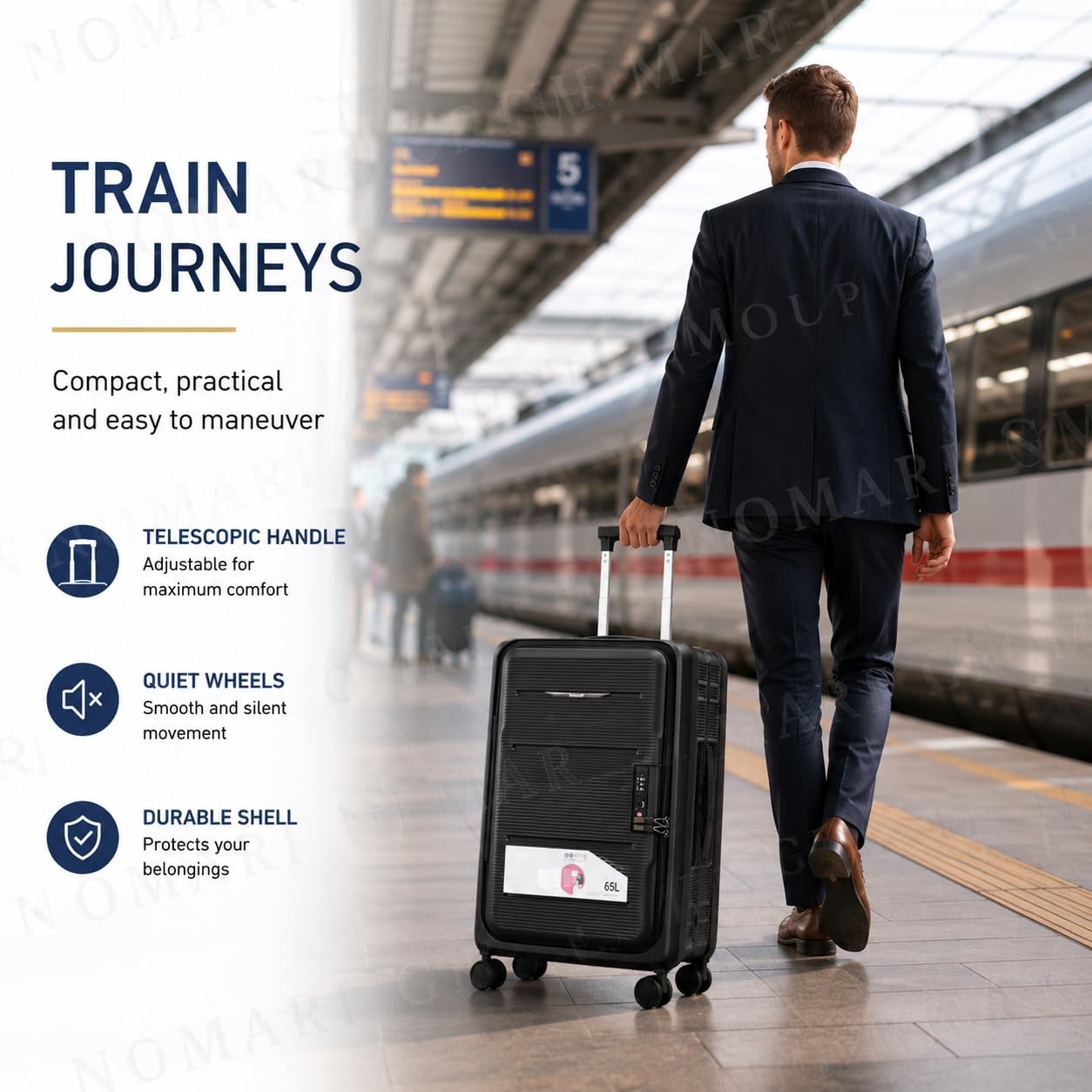 Maleta plegable rígida TSA, equipaje de viaje de gran capacidad, almacenamiento ultra compacto, 4 ruedas de 360°, carcasa resistente, mango telescópico de aluminio, tamaño mediano o grande, negro o