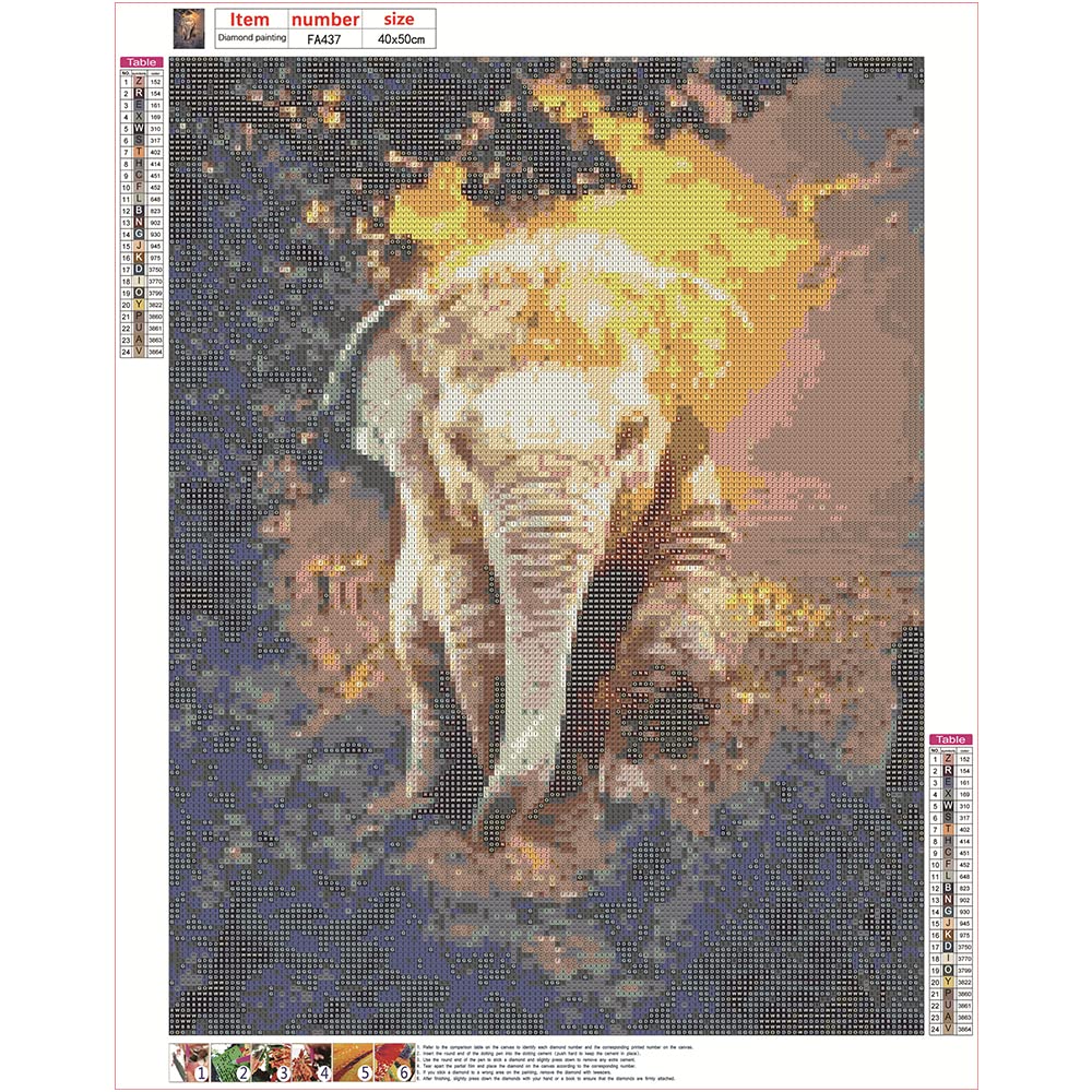 Square Diamond Painting Landschaft - Kreatives Bastelset Für Erwachsene