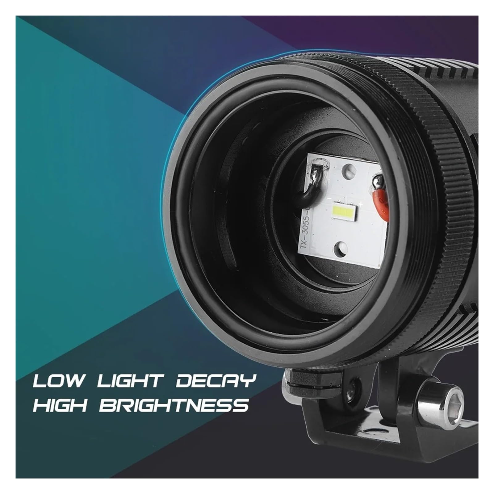 Foco Motocicleta Para Todoterreno 4x4 Para ATV Para UTV 12V 24V Barril Ajuste Faro Externo Lámpara LED Antiniebla Motocicleta Faro