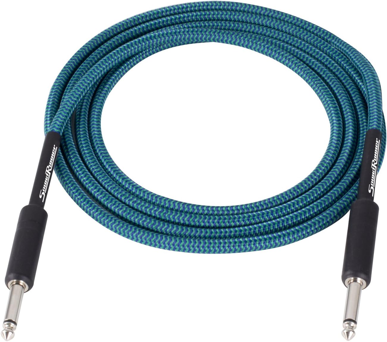 Sound Runner SR18IT 18 Ft. Instrument Cable Teal