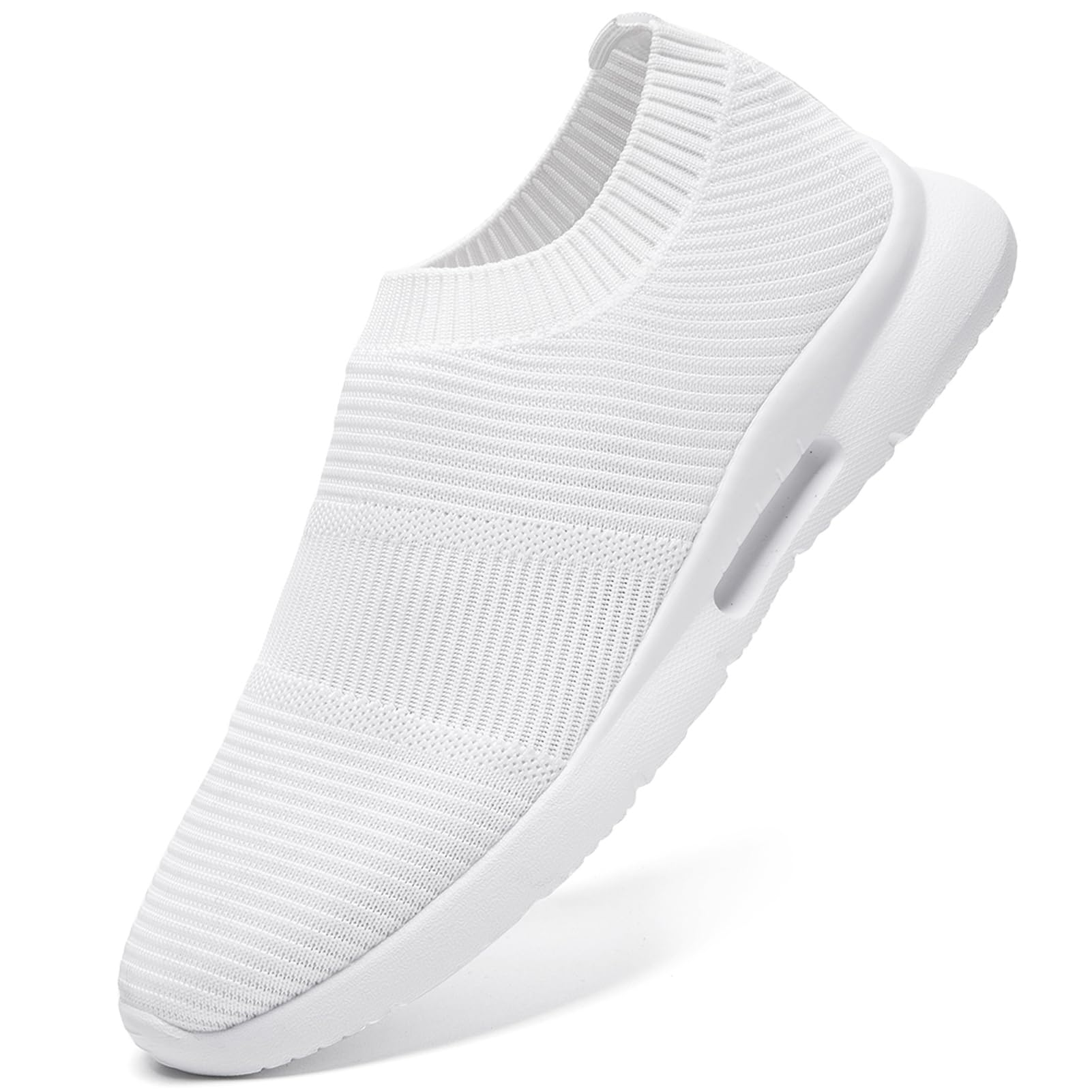 ZASJDG Mens Running Shoes Women Slip On Tennis Walking Sneakers Athletic Breathable Non Slip Gym Casual Lightweight Workout Sport Unisex Shoe