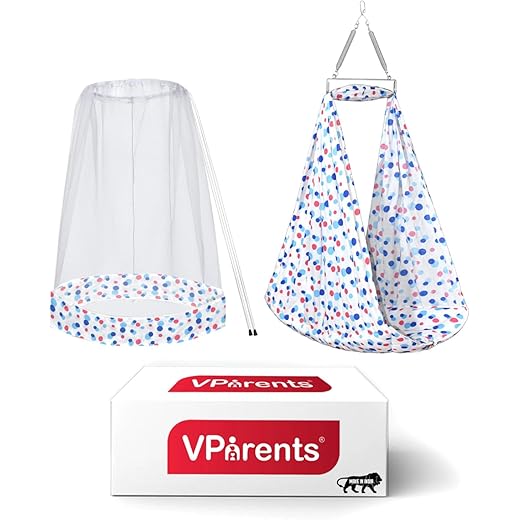 VParents Preemie Baby Swing Cradle Blue