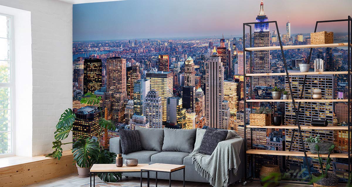 Papier Peint - Salon. Chambre - Tunnel 3D Abstrait - 254X184; Tissu Non Tissé 130g. L'ensemble Comprend De La Colle Et Des Instructions De Montage