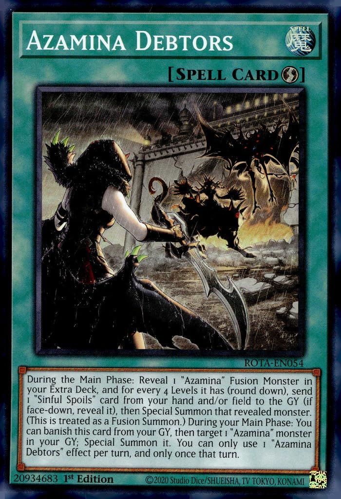 yugioh azamina cards Azamina Mu Rcielago (Quarter Century Secret Rare) [ROTA-EN031] Quarter main image 1