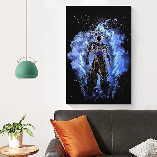 Miniatura 4 de Pósteres de anime, pintura artística de pared, lienzo, regalo, sala de estar, impresiones de decoración de dormitorio, póster de 12 x 18 pulgadas