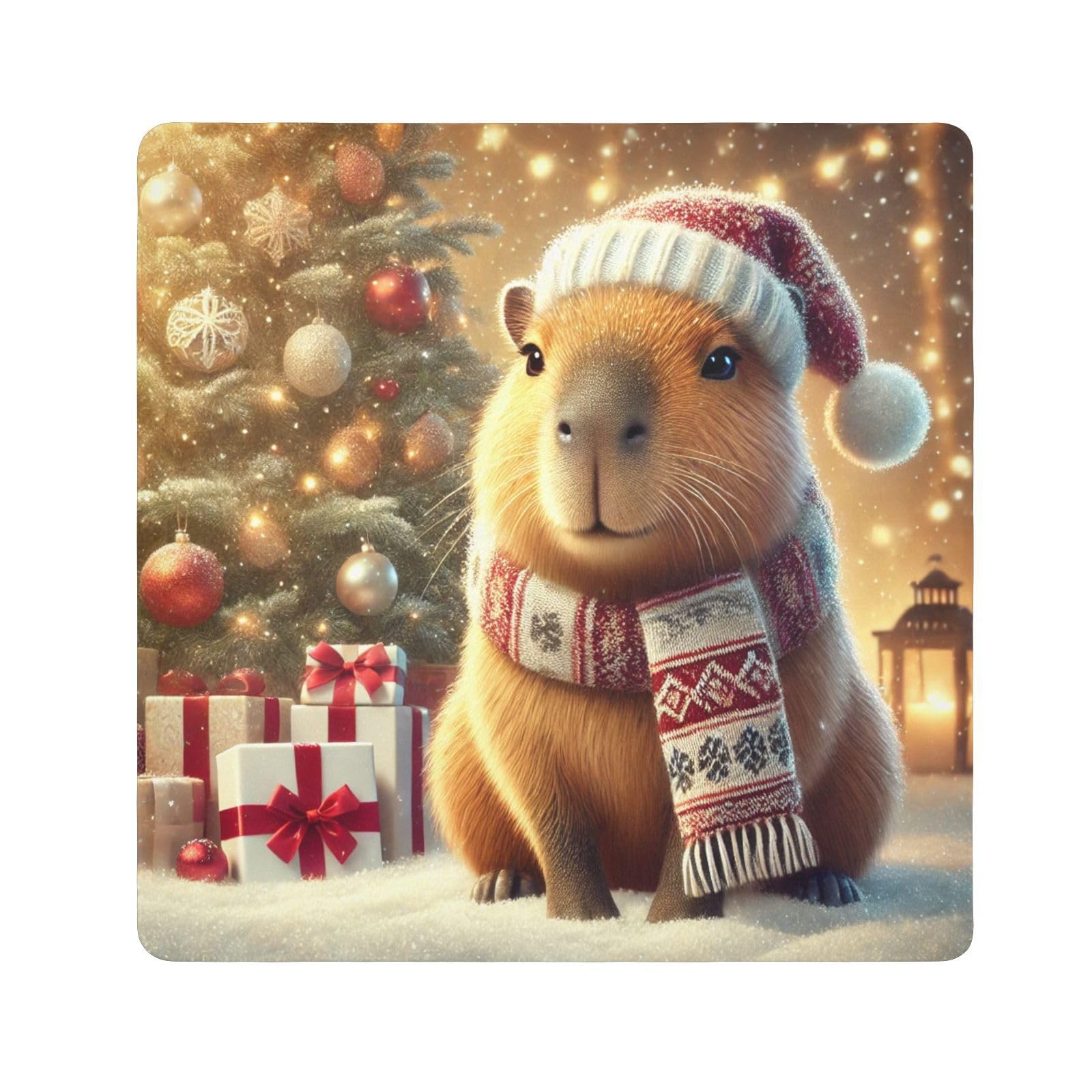 Joko Ivery Capybara Christmas Scarf Self-adhesive Cloth 17.7