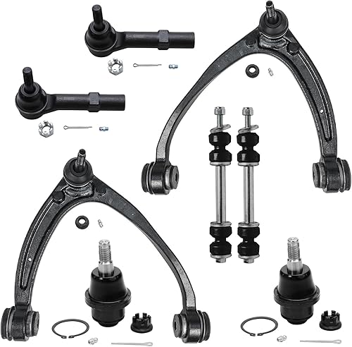 Miniatura 103 de Detroit Axle - Kit de suspensión frontal de 8 piezas para Chevy Aveo Aveo5 Pontiac G3 Wave Wave5 Suzuki Swift+ 2 brazos de control inferiores con