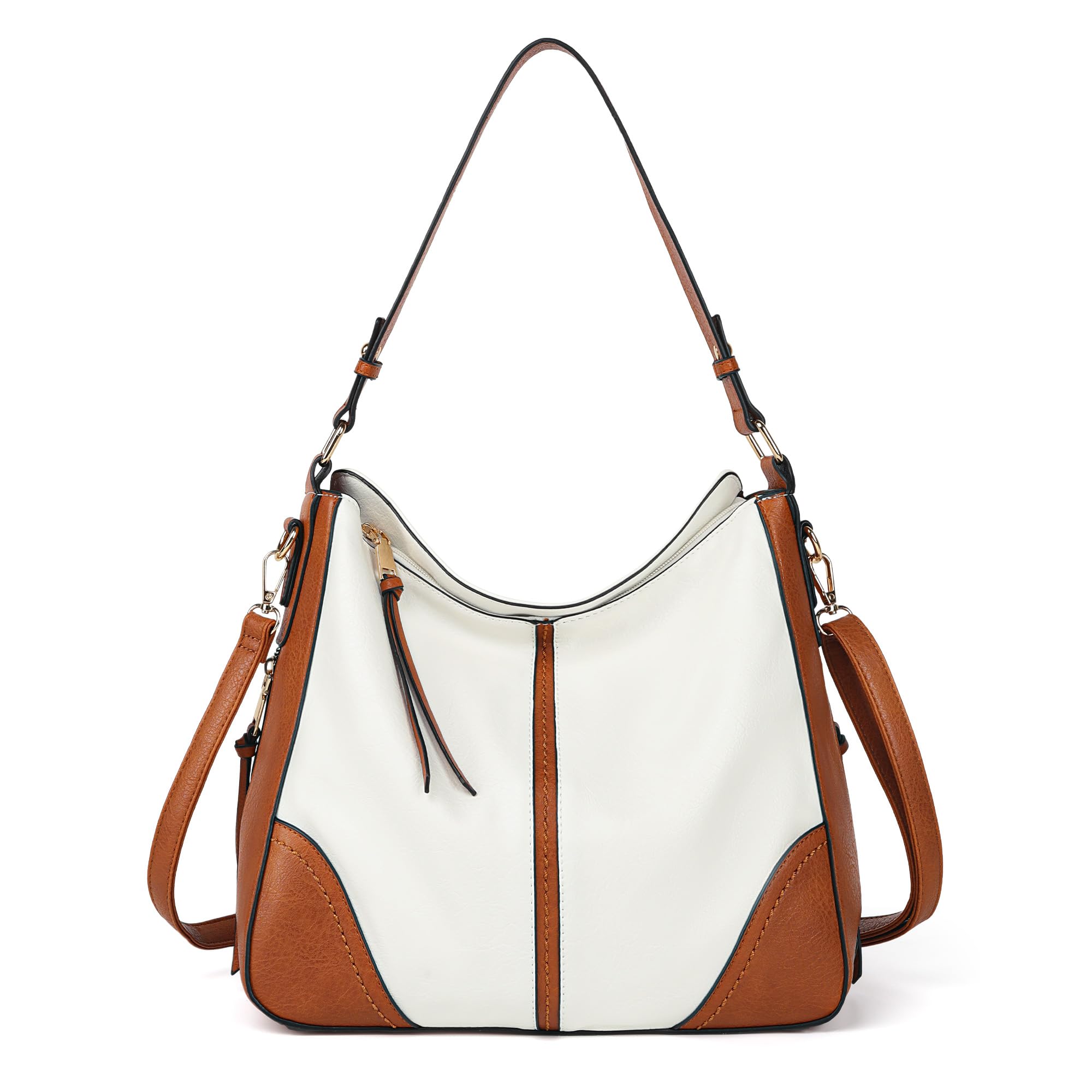 TANTOMI Hobo Crossbody Bags for Women Vegan Leather Purses and Handbags Bucket Bags Ladies Shoulder Purses for Everyday