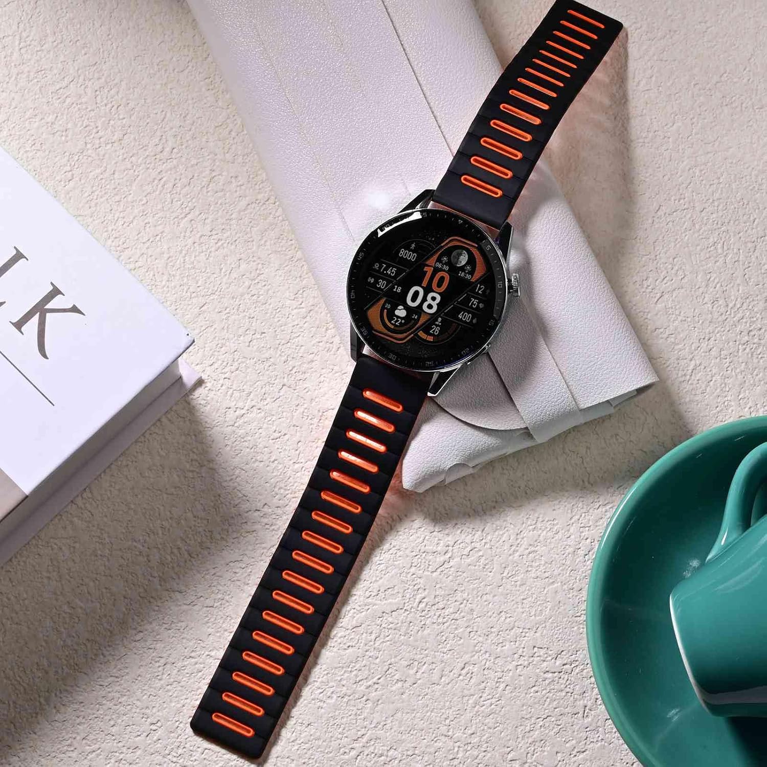 BISONSTRAP Magnetic Watch Band for Men Women, Breathable Silicone Strap