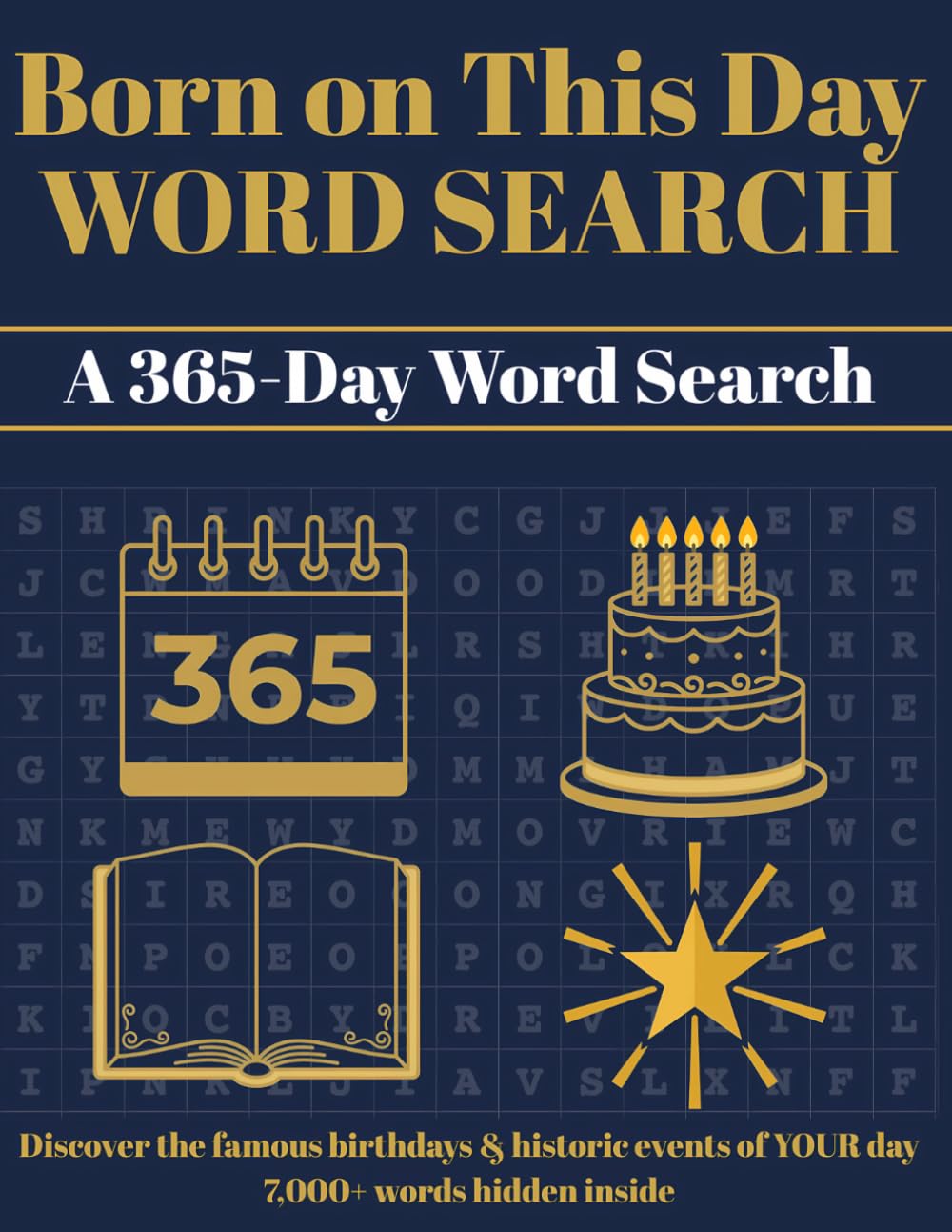 Born on This Day Word Search: A 365-Day Puzzle Book Featuring Famous Birthdays and Historic Events (Jacob Hancock Word Search Series)