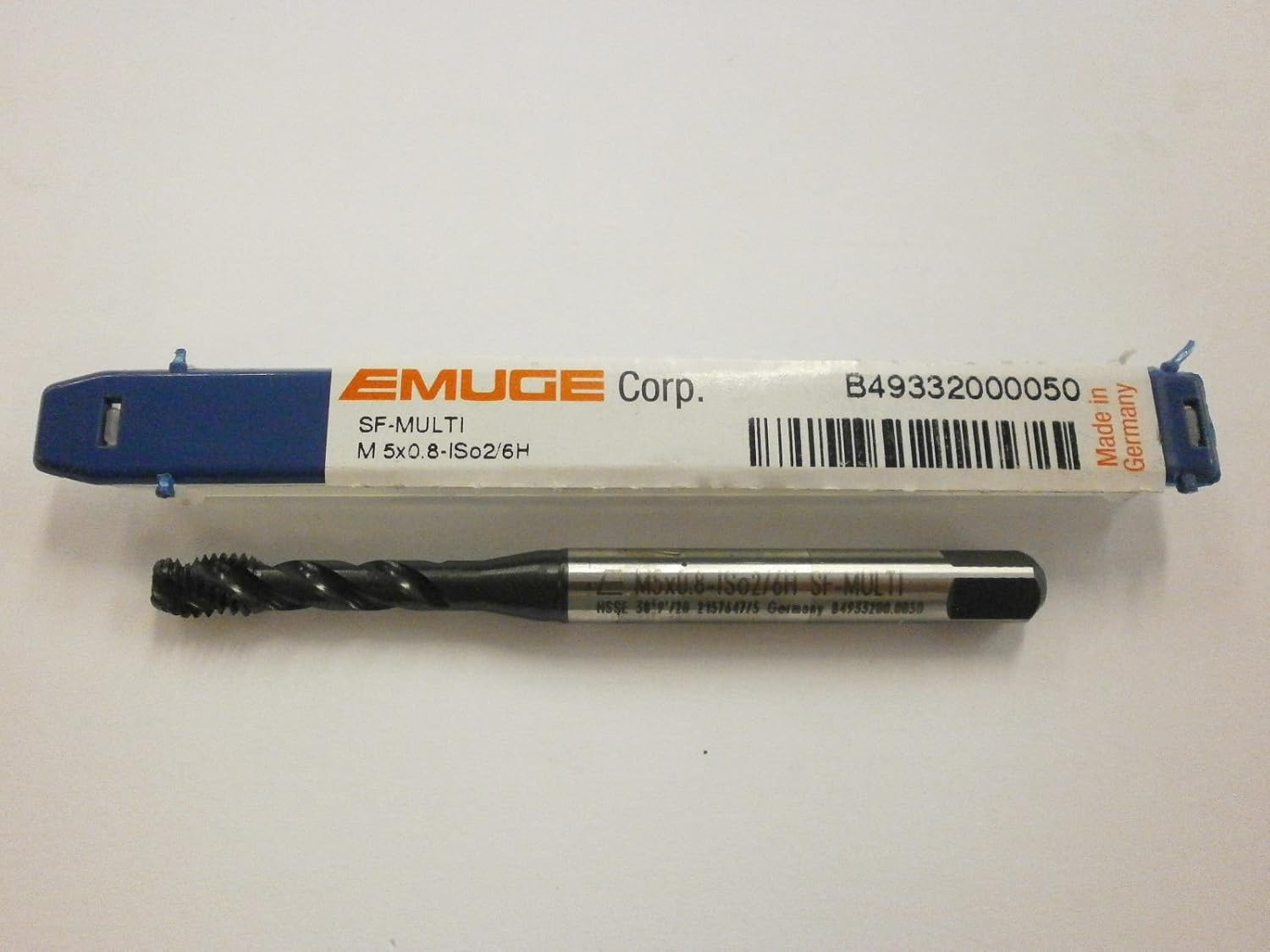 M5 x .8 Spiral Flute Multi-Tap 6H High Performance Germany B49332000050