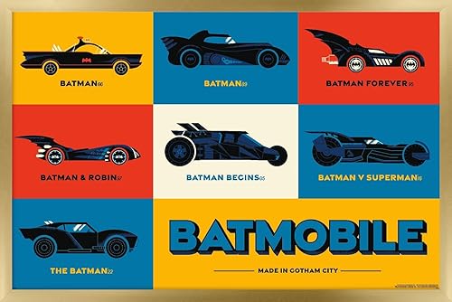 Miniatura 7 de Trends International DC Comics Batman 85th Anniversary - Minimalist The Batmobiles Wall Poster