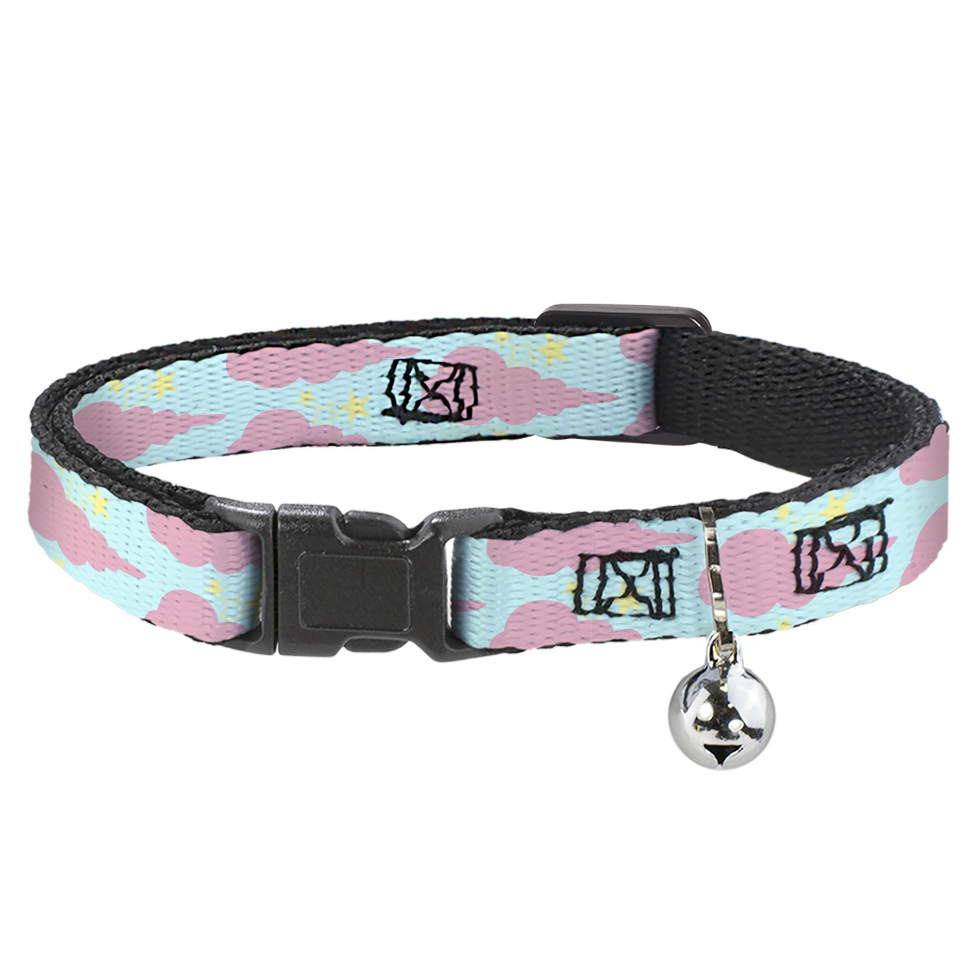 Collar para gato cómodo de nubes Buckle-Down para el descanso y juego diario en casa