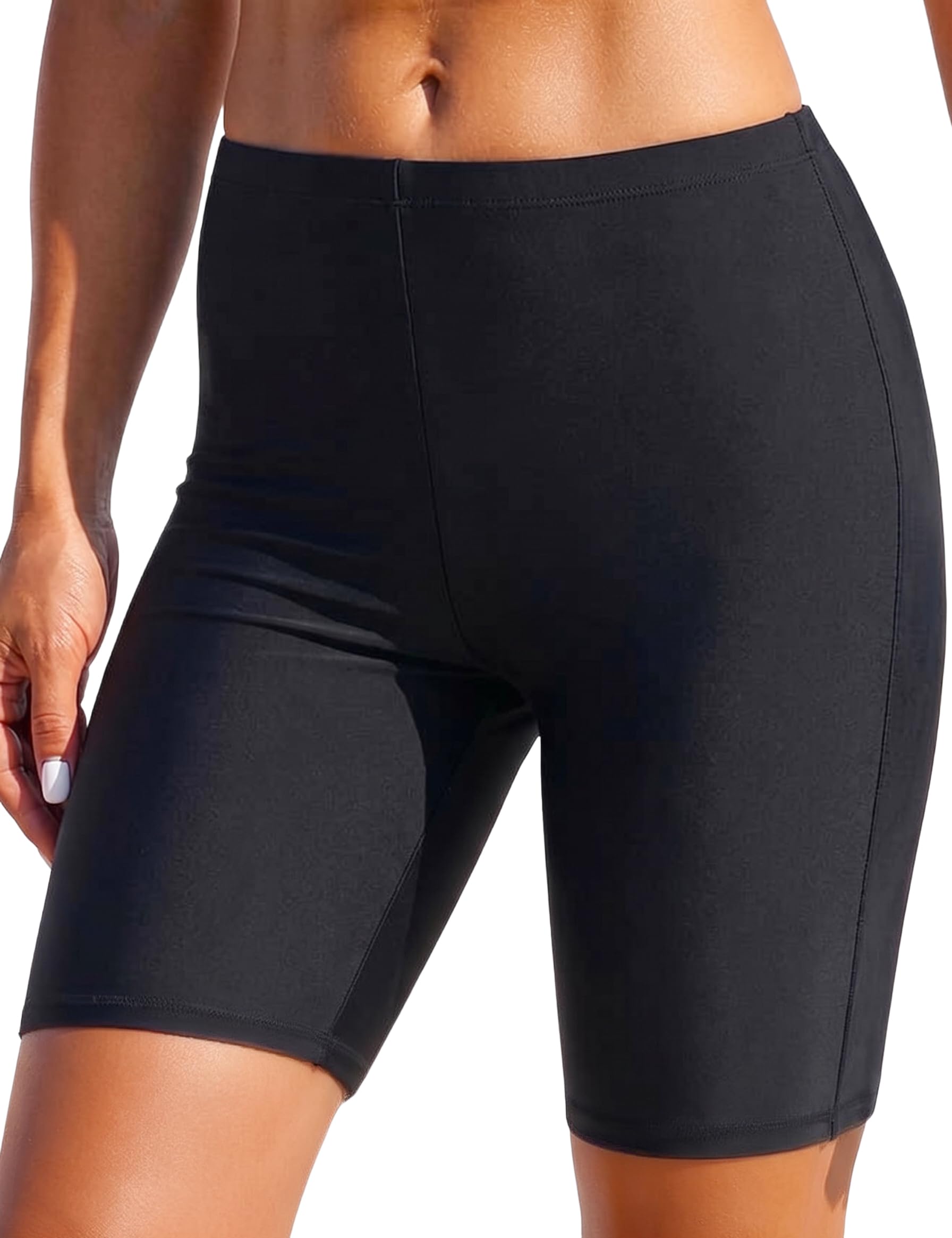 mycoco Women's Long Bike Swim Shorts UPF 50+ Swim Bottom Multi-Functional Board Shorts Rash Guard-picture-39