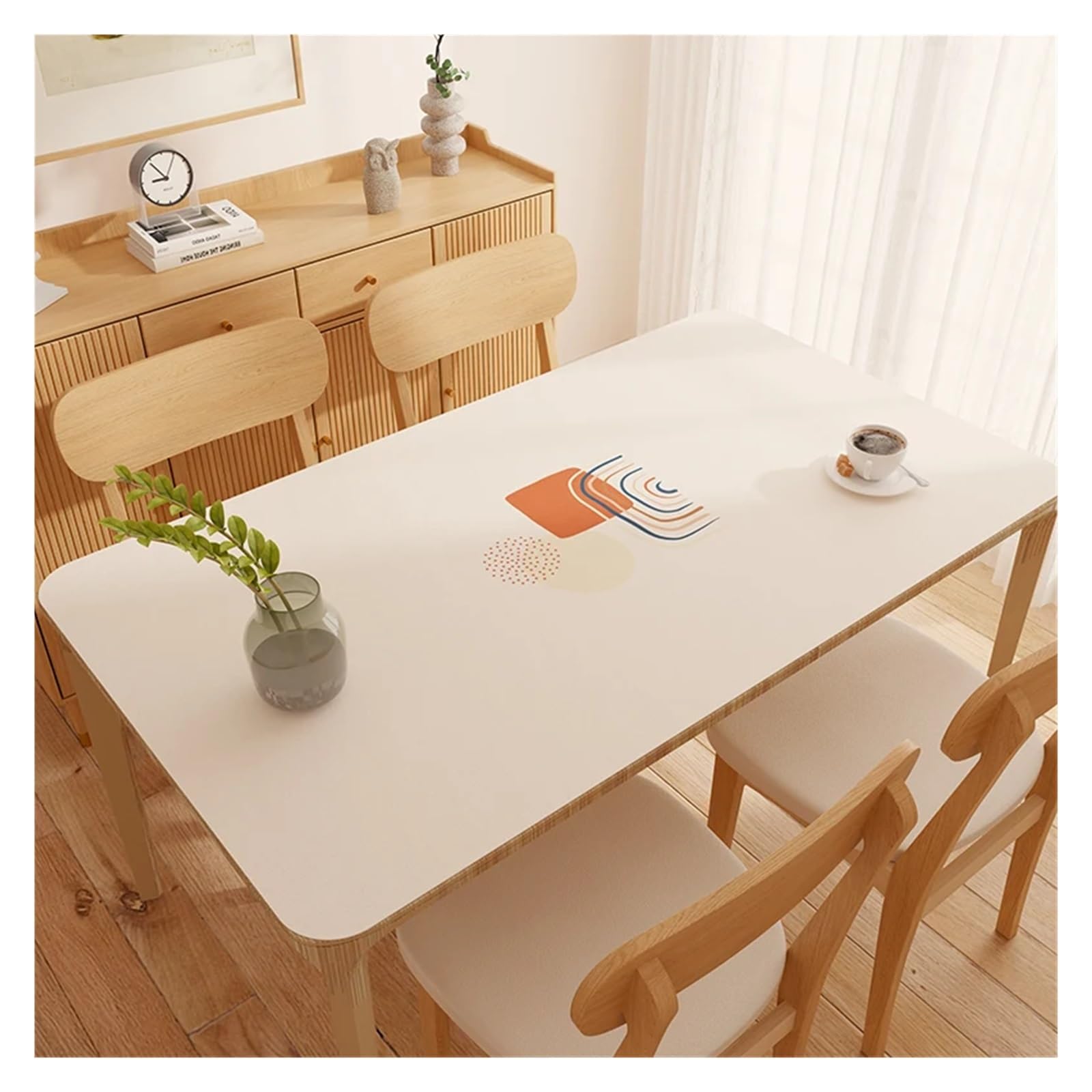 Tappetino Scrivania In Pelle Tovaglia impermeabile, resistente all'olio, in pelle, senza ovatta, for uso domestico, al calore, rettangolare, for tavolo da pranzo(Color 4,70 * 120cm)