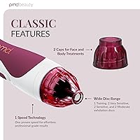 Vista 3 de PMD Beauty Personal Microderm Classic - Uso en el hogar, herramienta exfoliante facial, kit de máquina de microdermoabrasión para el cuidado