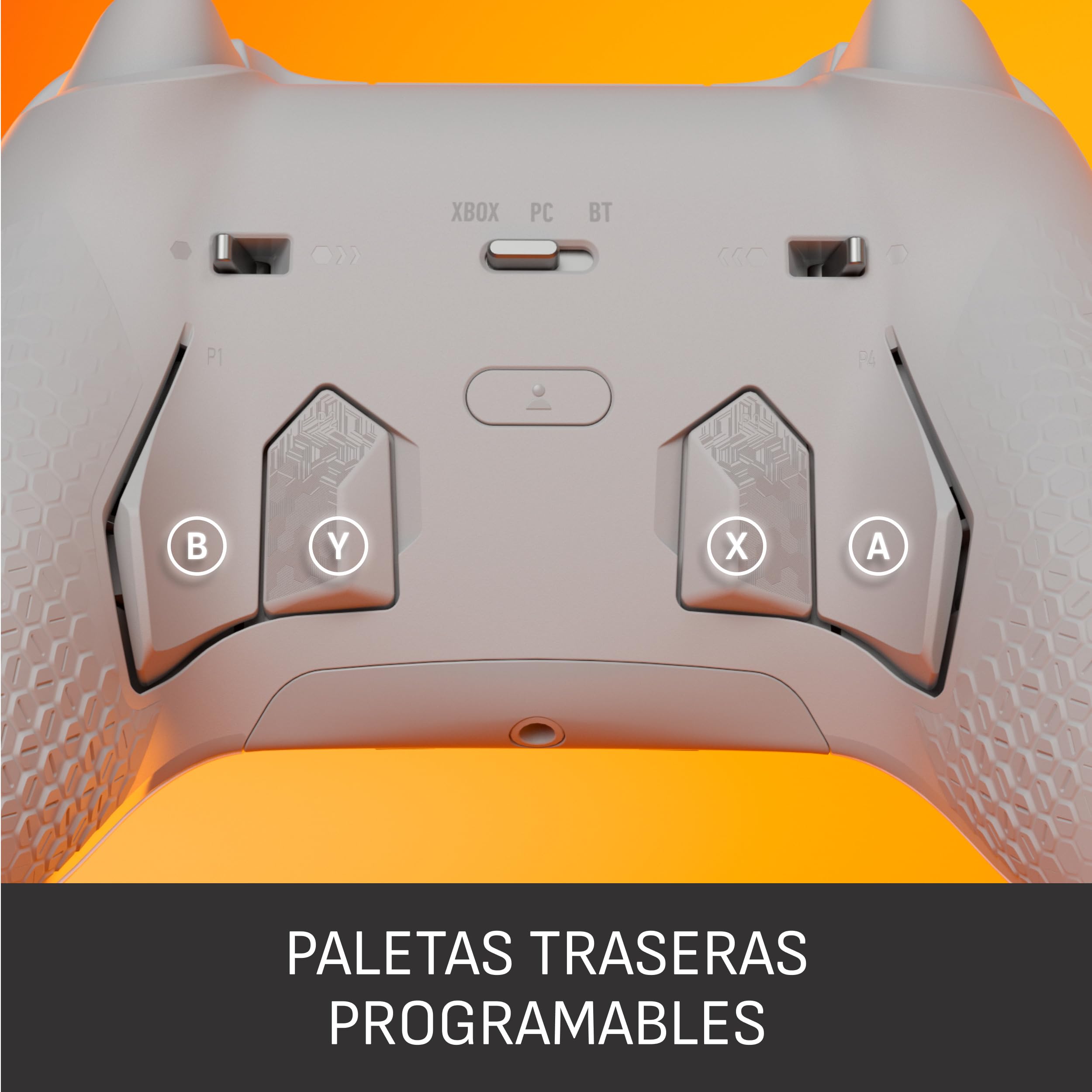 Scuf VALOR PRO WIRELESS Mando Xbox Performance – Paletas Personalizables, Gatillos Instantáneos, Sticks Resistencia de con TMR, Controles de Audio, Xbox Series X|S, Xbox One, Windows PC – Gris Claro - 3