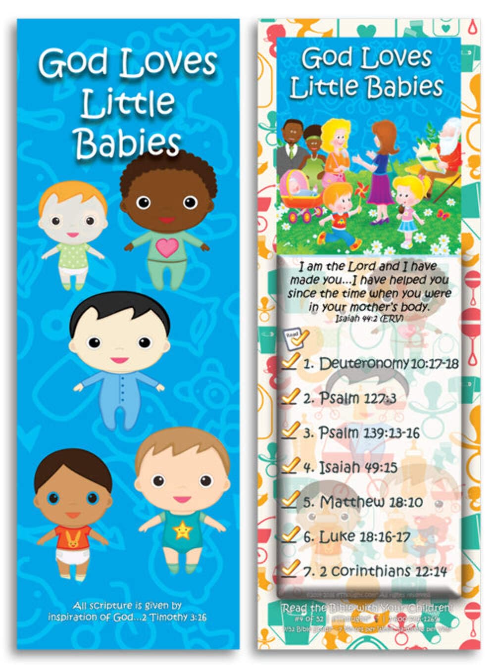Daily Bible Reading Program for Children - 52 Designs - 1 Set of 52 Cards - Perfect for Parents or Others Wanting Help Reading the Bible Each Day to Young Children - Image 8