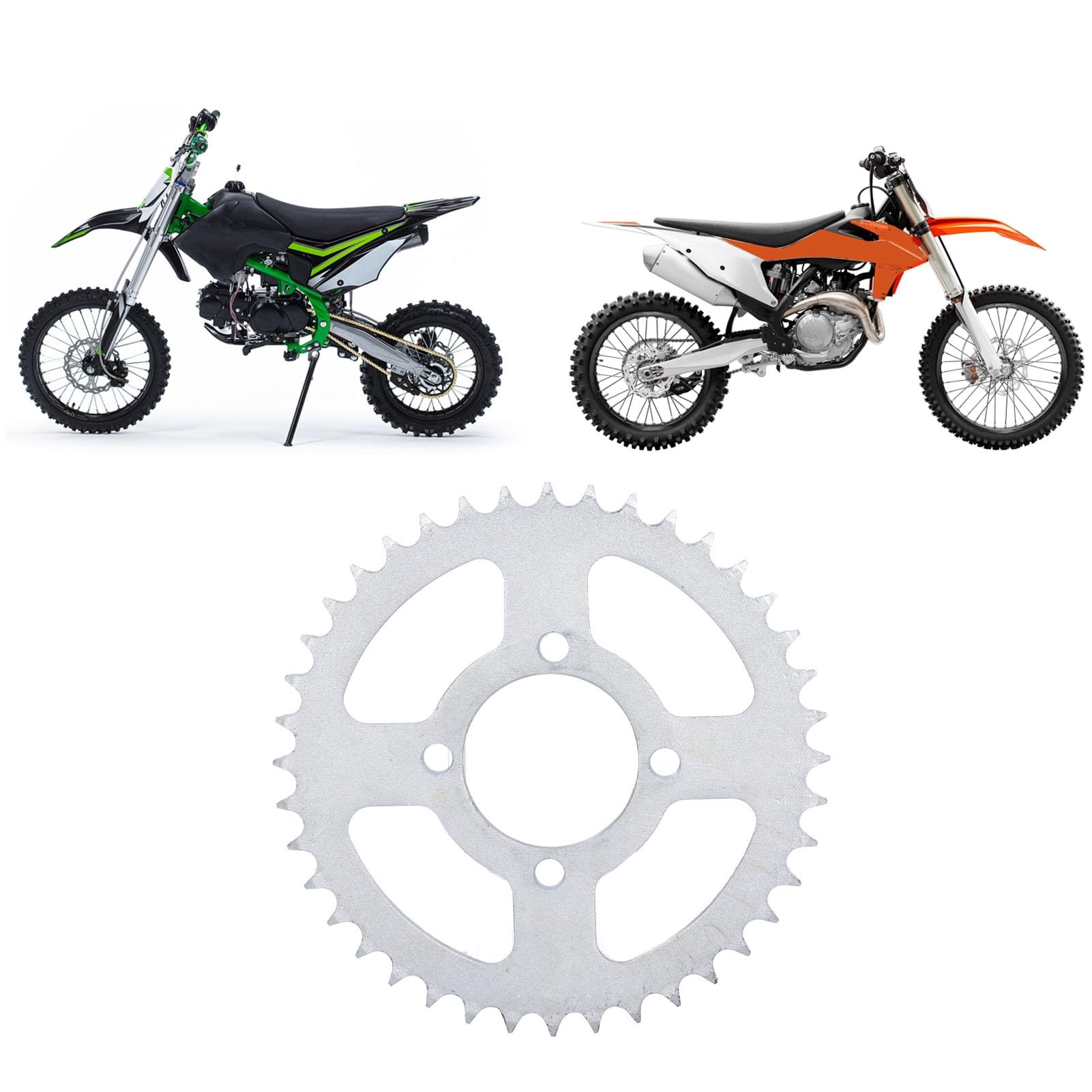 M650 Hinteres Kettenrad 41 Zähne PIT Bike Kettenrad Kettenrad 41 Zähne 428 Kettenrad Hinten 2 Zoll Passend für 110 Cc 125 Cc 140 Cc PIT PRO Trail Bike Dirt Bike