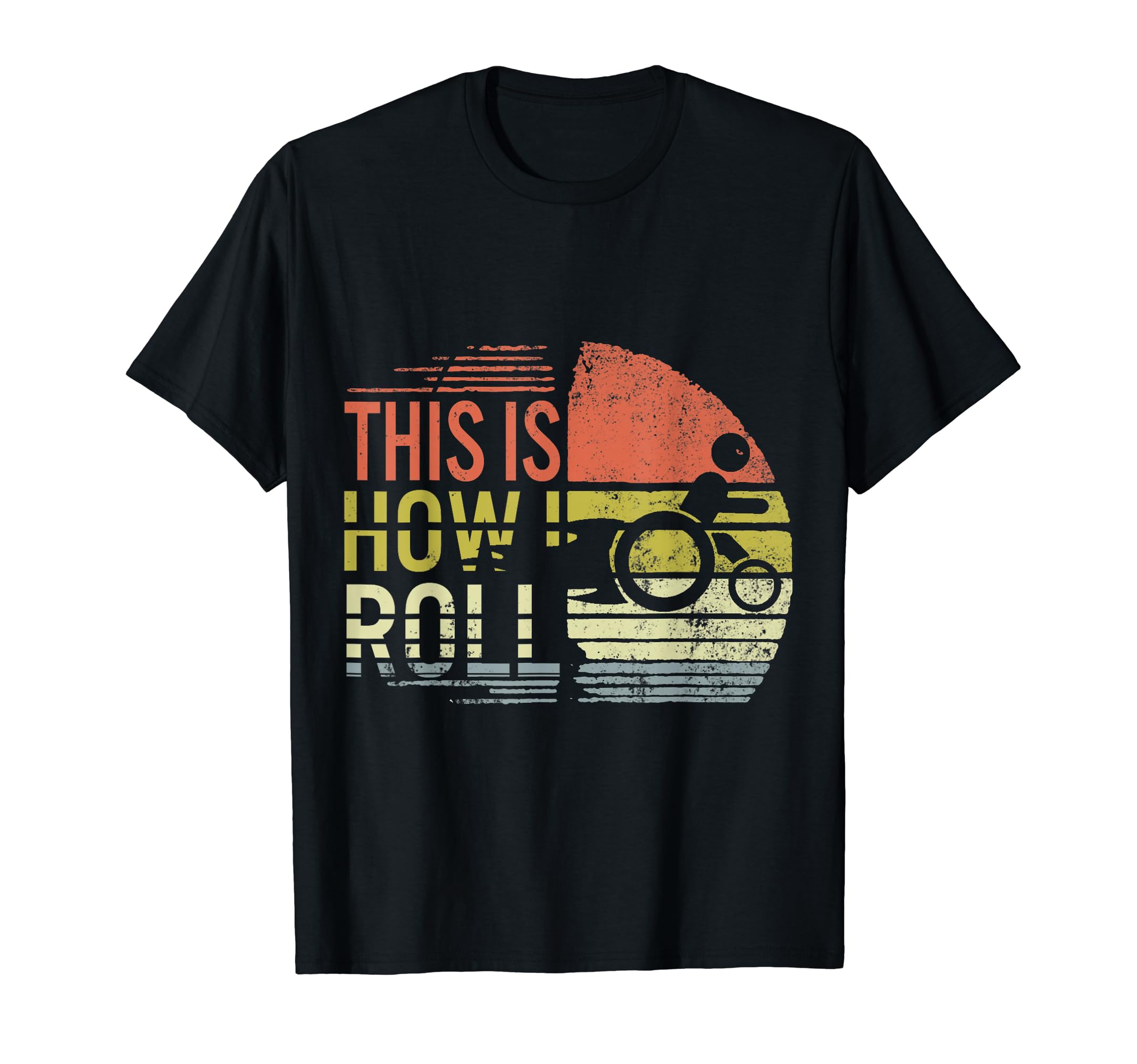 This Is How I Roll Disability Wheelchair Handicapped Amputee T-Shirt, Black