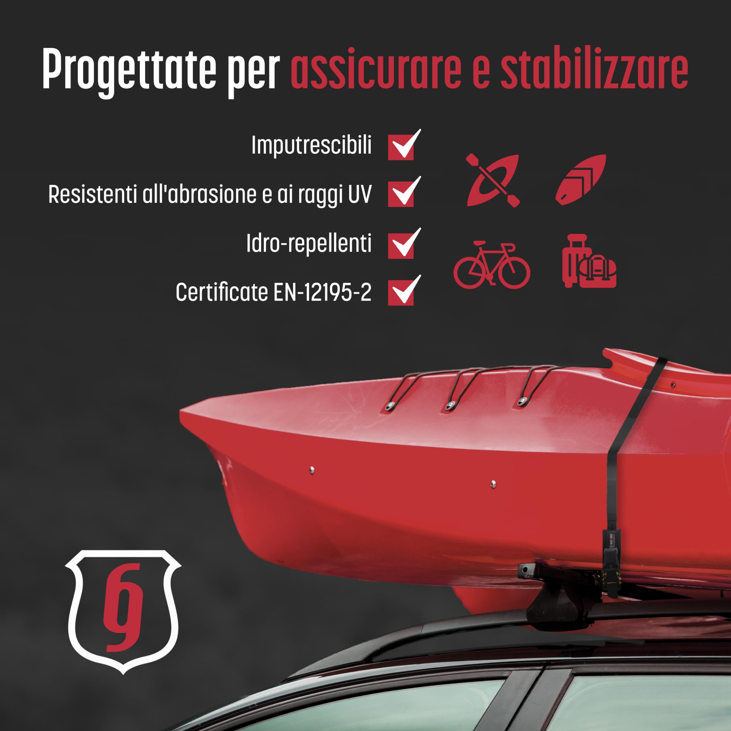 tooloflife 1 - 10 m cinghie con cricchetto, 25 mm, cinghia | FindTheDeal