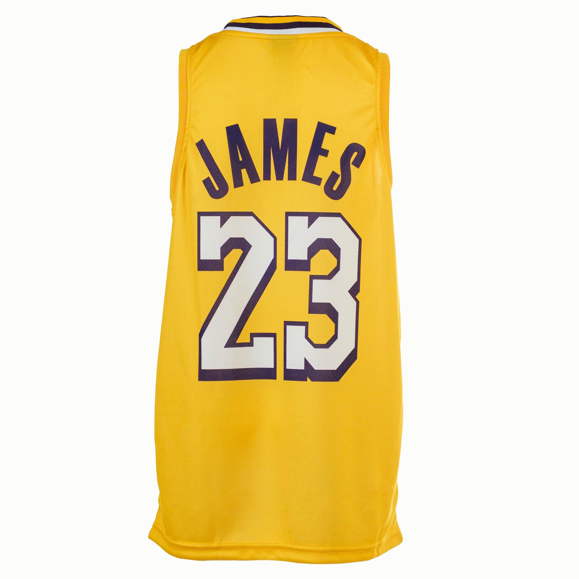 Lakers Lebron James #23 Basketball Trikot Bausatz, Gelb, mit Shorts 152