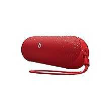 Beats Pill – Altoparlante Bluetooth wireless e Caricatore portatile tramite USB-C – Fino a 24 ore di autonomia della batteria, resistente all’acqua IP67, compatibile con Apple e Android – Rosso deciso