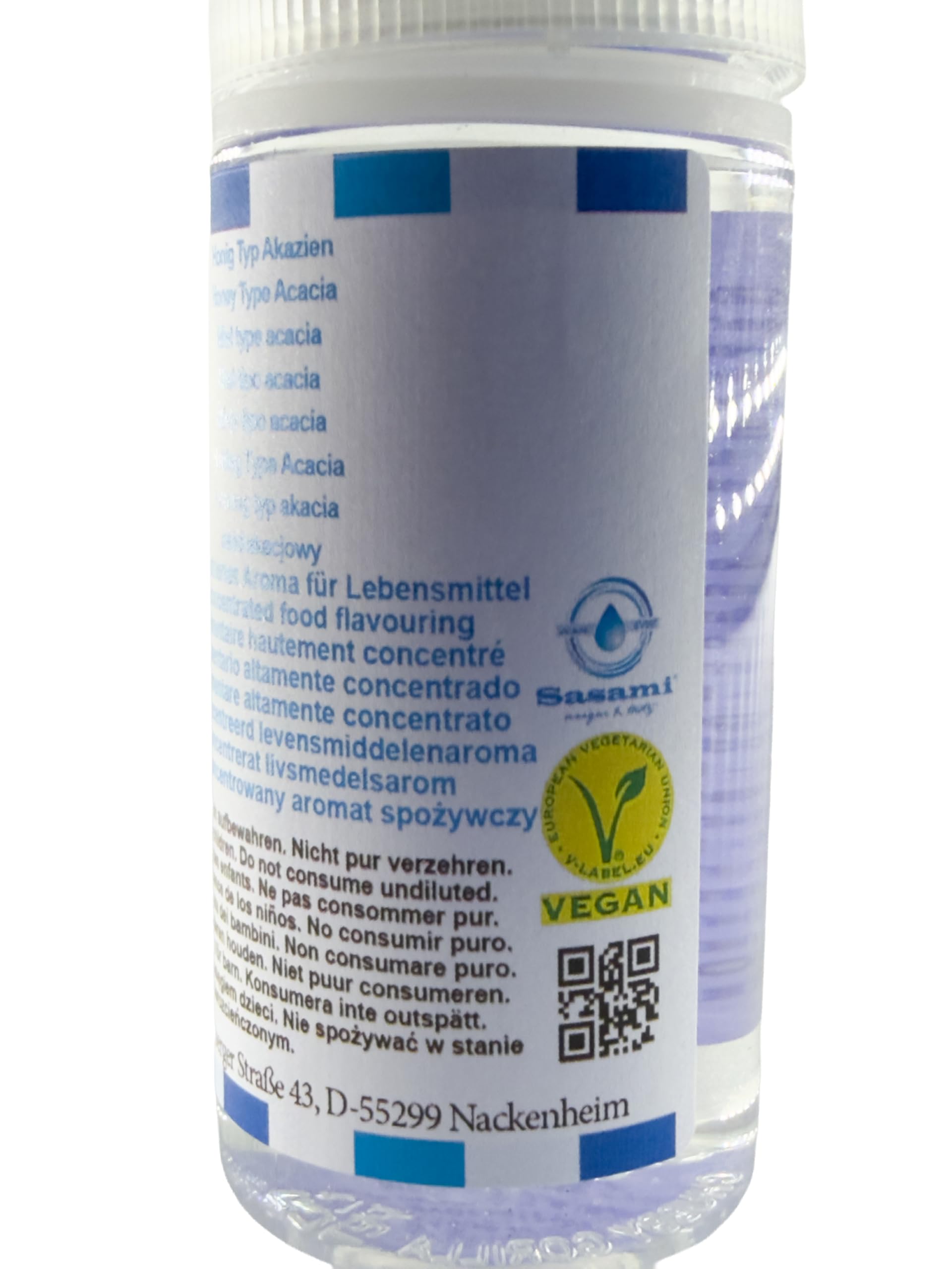 Miele tipo acacia aroma concentrato - vegano - Sasami - 100ml