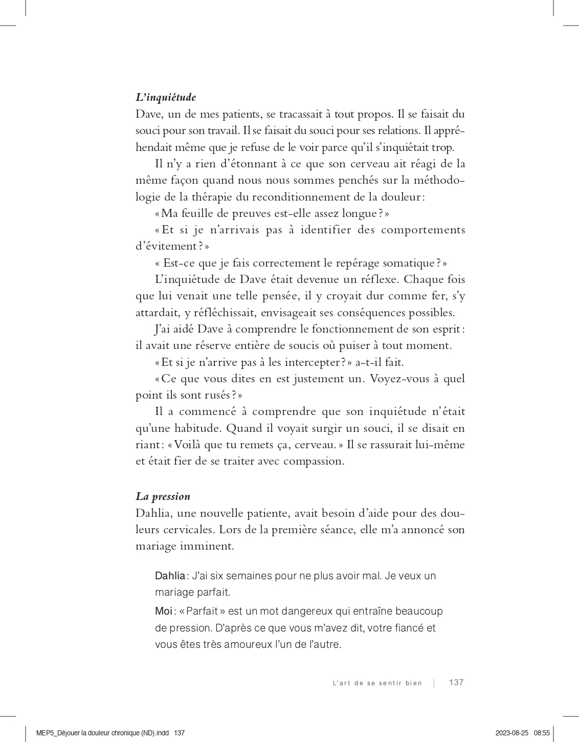 Déjouer la douleur chronique - Une approche scientifique révolutionnaire pour reconditionner son cer