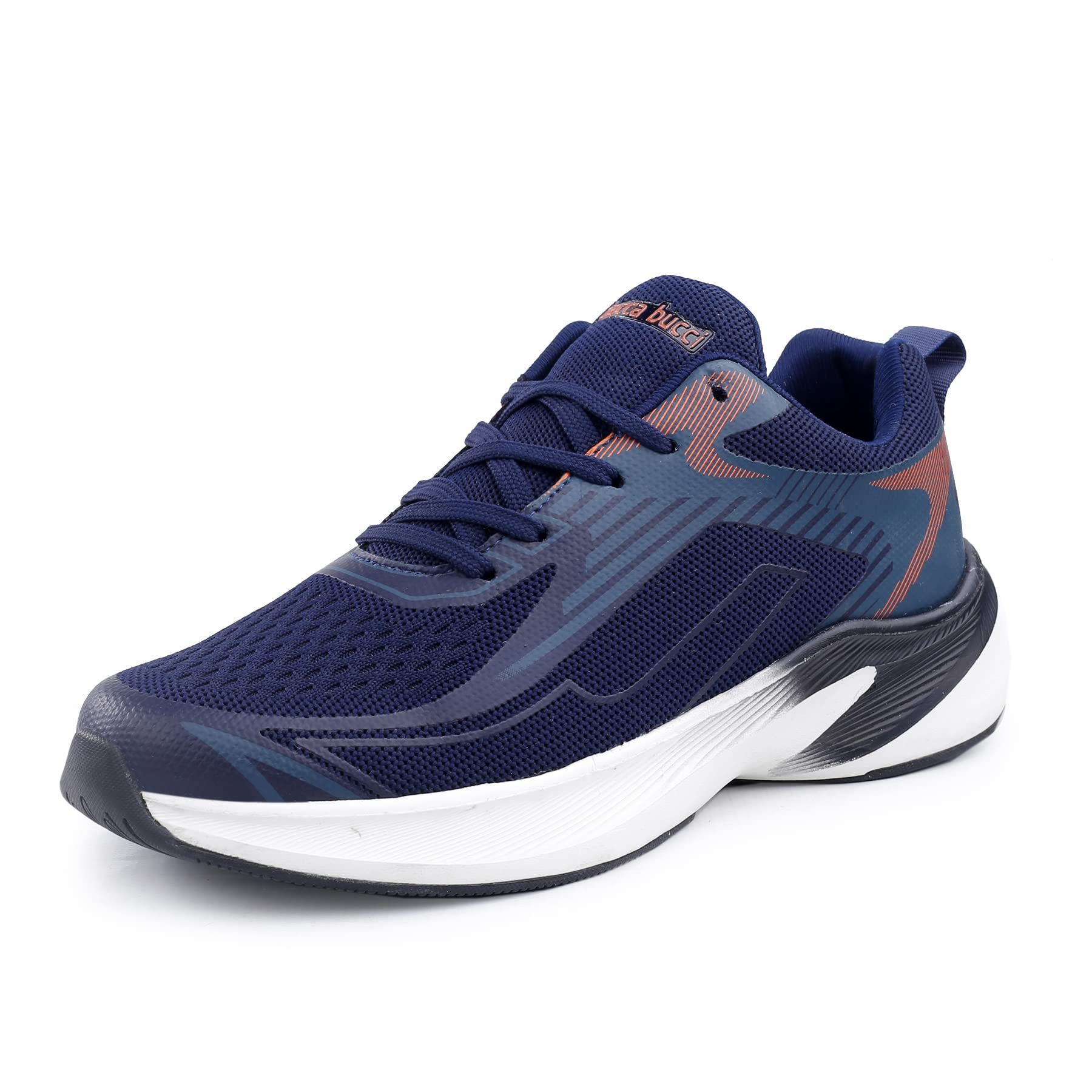 Bacca Bucci® Carbon Everyday Running/Training Shoe with High Abrasion Rubber Outsole with Molded EVA Sockliner- Blue, Size UK10 (B0BSHF8HNY) Amazon Price History, Amazon Price Tracker