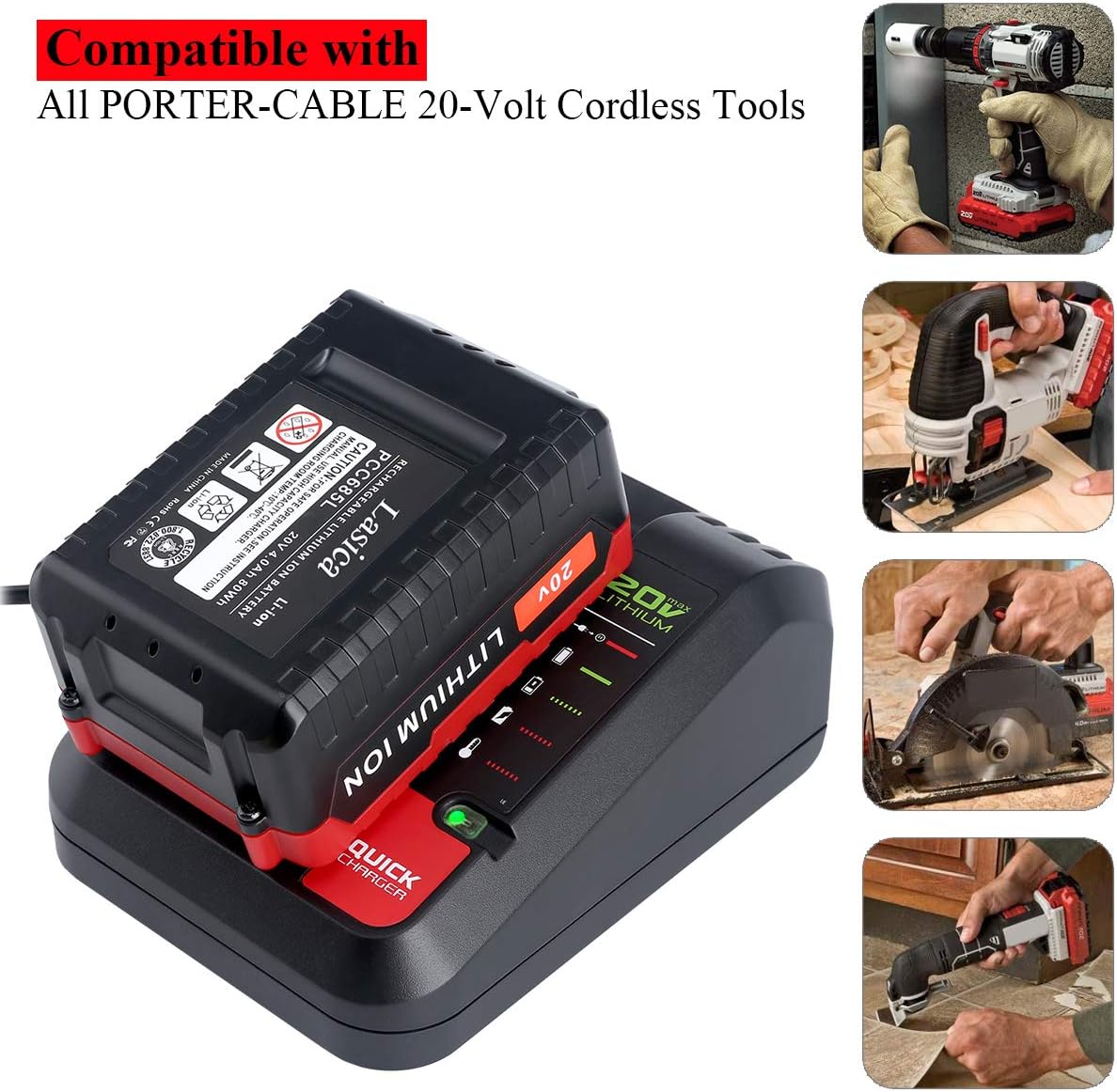 Buy Lasica Pcc692l v Max Battery Charger Pcc691l Replacement For Porter Cable v Max Lithium Ion Battery Pcc680l Pcc681l Pcc6l Pcc685lp Pcc699l Black Decker v Max Lithium Battery Lbxr Lbxr Online In Buy Lasica Pcc692l v Max Battery Charger Pcc691l Replacement For Porter Cable v Max Lithium Ion Battery Pcc680l Pcc681l Pcc6l Pcc685lp Pcc699l Black Decker v Max Lithium Battery Lbxr Lbxr Online In
