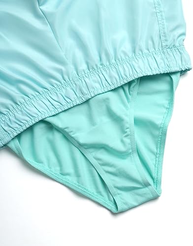 Miniatura 2 de Body Glove Pantalones cortos deportivos para niñas, paquete de 4 pantalones cortos de forro polar de rendimiento activo, pantalones cortos de delfín