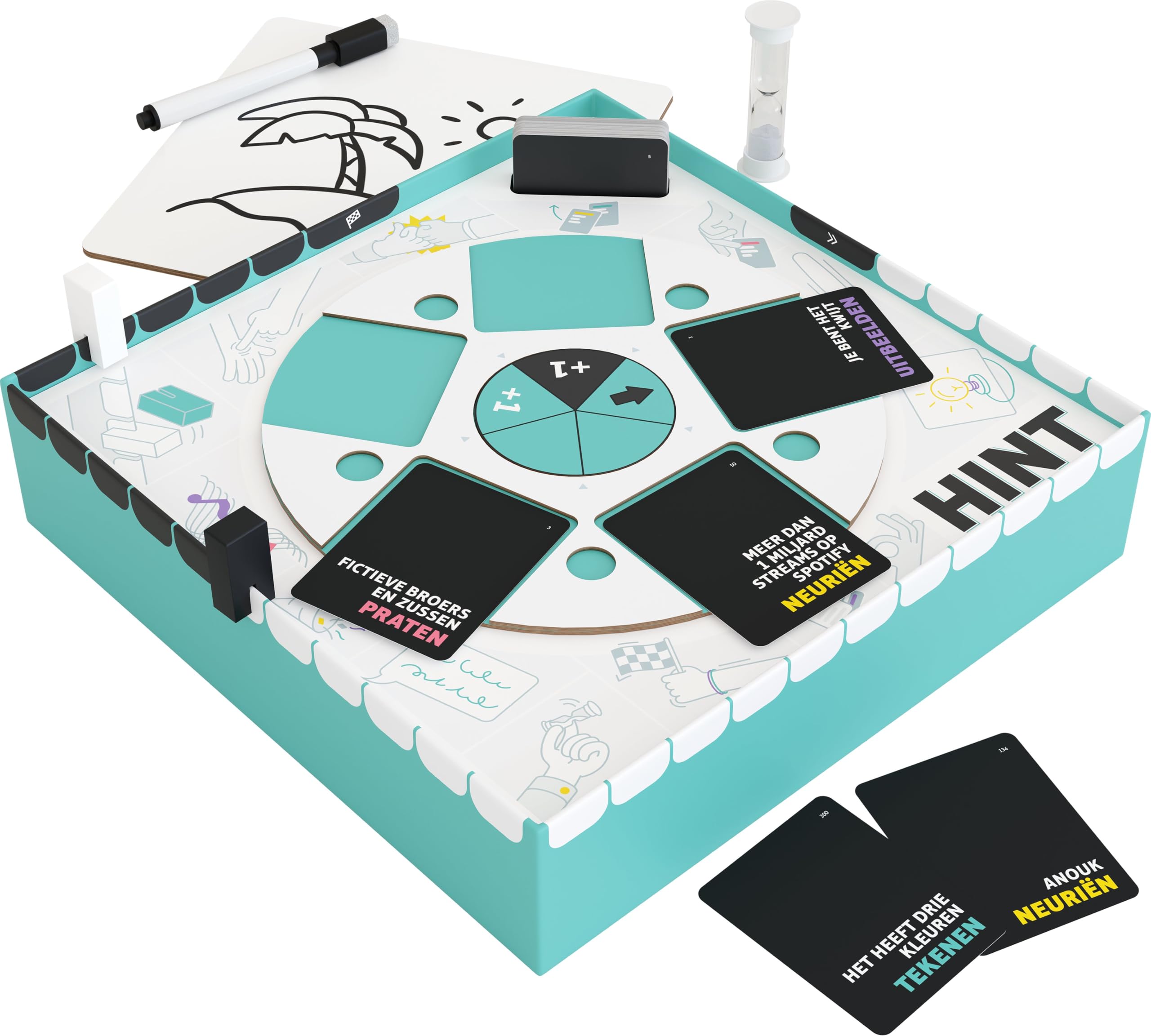 Asmodee gioco partito gioco da tavolo HINT - indovinare e disegnare in modo creativo