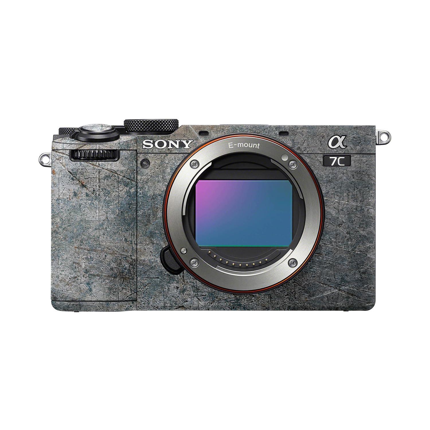 Camera Skin Compatible with Sony A7C Mark II (2023) - Shadow Concrete - Premium 3M Vinyl Protective Wrap Decal Cover - Easy to Apply | Crafted in the USA by MightySkins