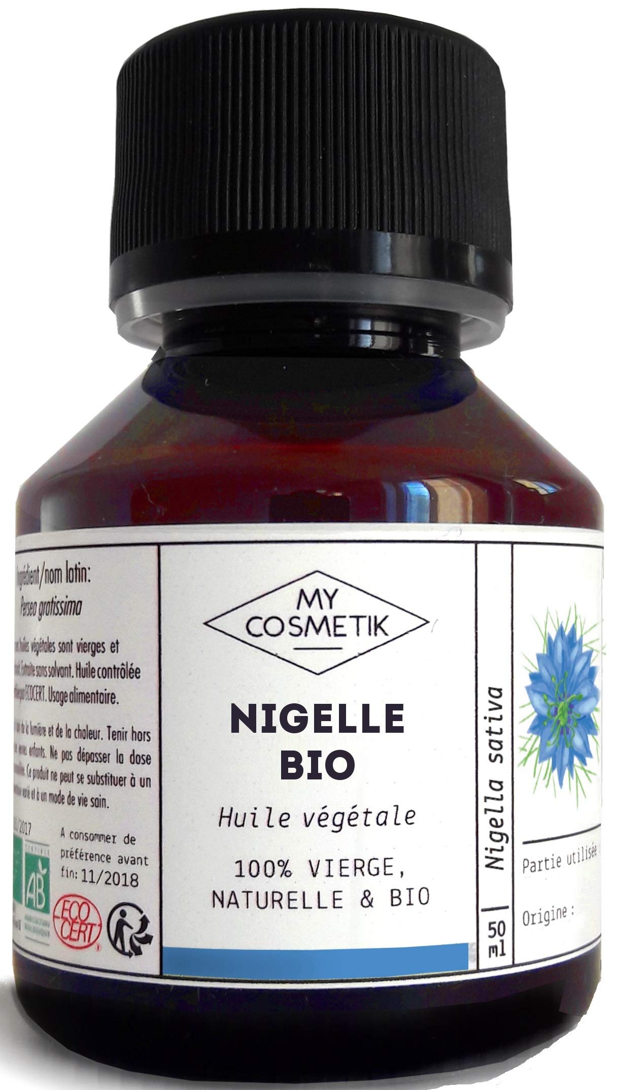 Nigella Organic Vegetable Oil 50ml