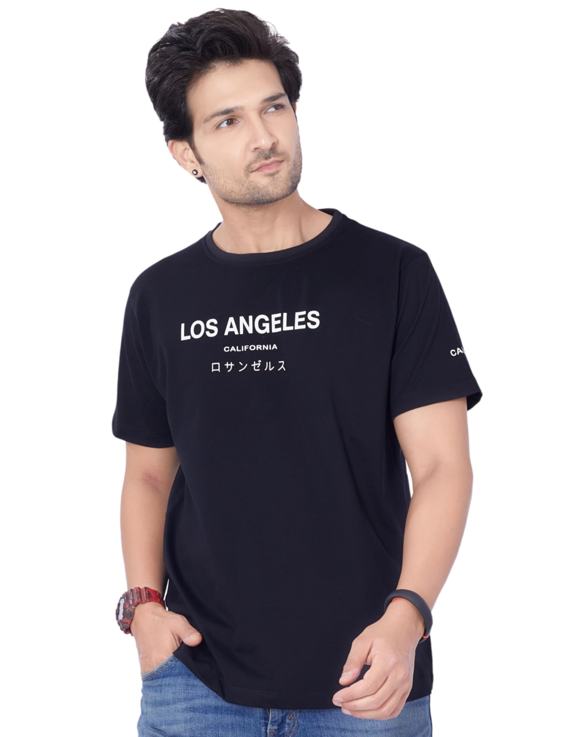 Round Neck Half Sleeve T-Shirt for Men-image-0