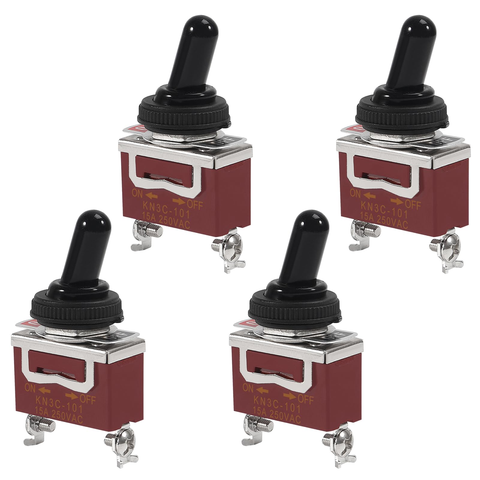 Toggle Switches 30A Waterproof ON/OFF Heavy Duty Toggle Switch 2 Pin ...