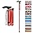 supregear Folding Cane, 5-Level Adjustable Height Walking Stick Lightweight Collapsible Portable Travel Cane with Wrist Strap and T Handle for Elderly Disabled Men Women, Red