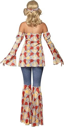 Miniatura 3 de Smiffys Disfraz hippy vintage de los años 70 para mujer