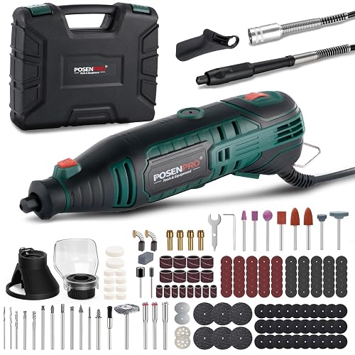 POSENPRO 160W Rotary Tool Kit, Variable Speed Rotary Tool with