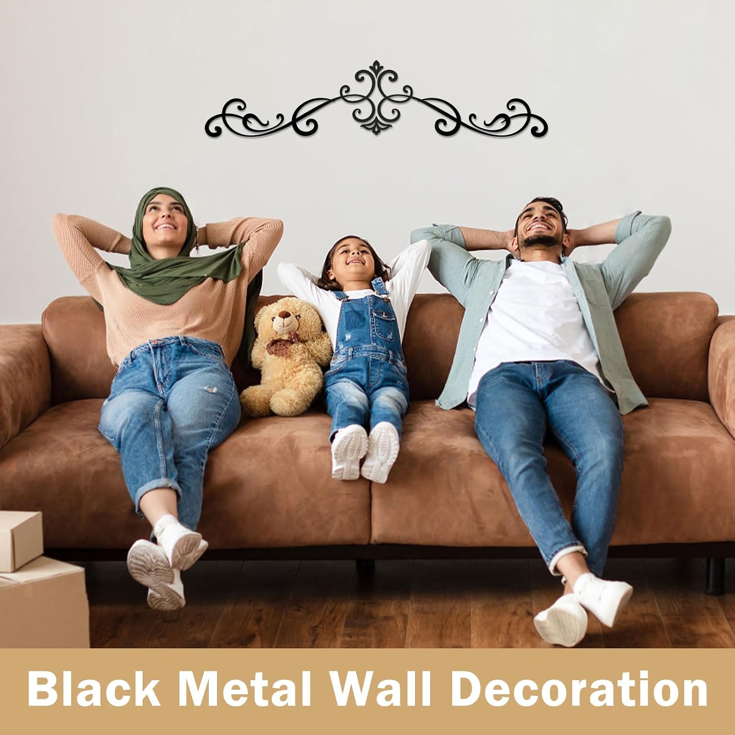ShxTrade Metal Wall Art Decor, Metal wall hanging for Living Room