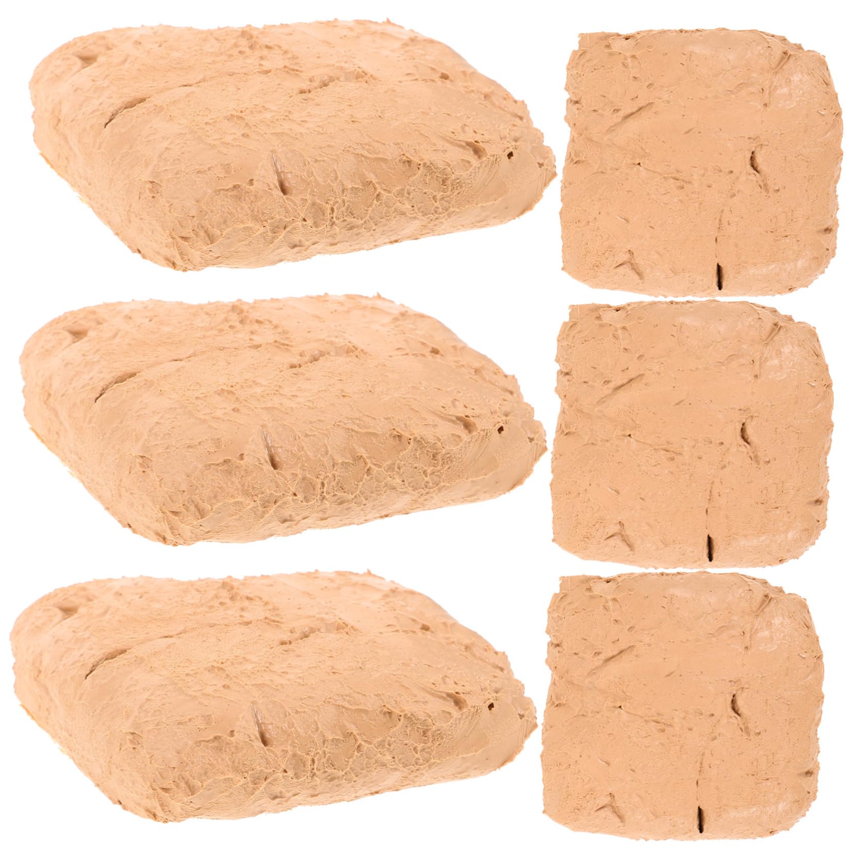 Arcilla de Modelar 6 Piezas Abs Beige para Manualidades | Secado al Aire, Textura Suave y Firme, 200g por Bolsa, para Principiantes en Modelado