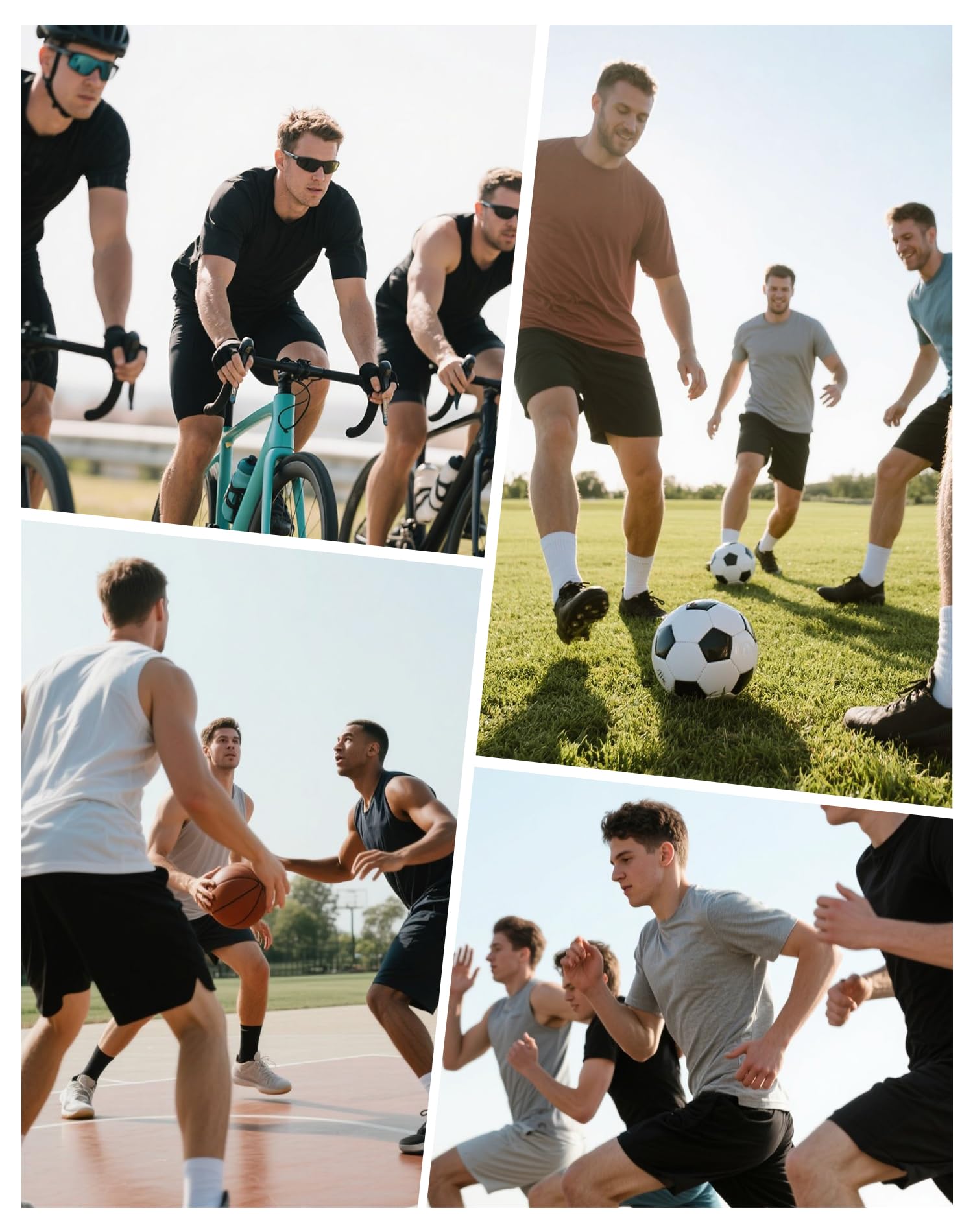 INNERSY Bokserki męskie bambusowe majtki męskie oddychające szorty retro bielizna sportowa, 4 sztuki w opakowaniu