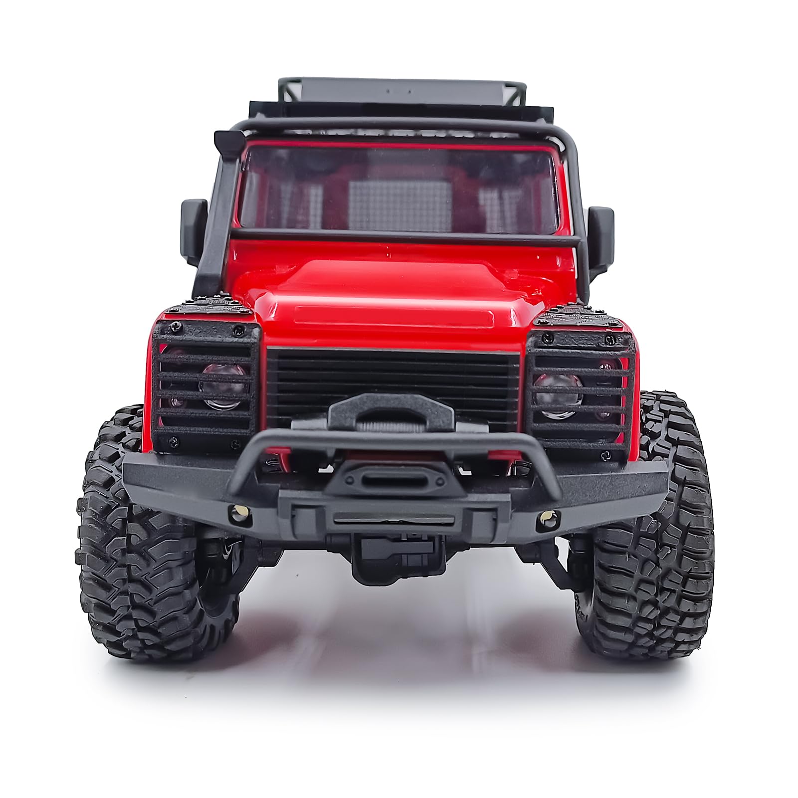 Equlup Decoración De Coche RC, 1/10 Crawler Truck Front Lamp Guard Admisión Rejilla Puerta Motor Cubierta Defensor Lámpara Delantera Cubierta Para 1/10 RC Crawler